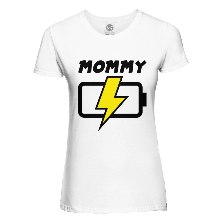 T-shirt donna mommy in charging Per la mamma