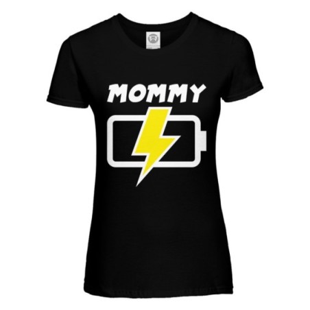 T-shirt donna mommy in charging Per la mamma