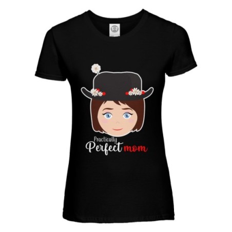 T-shirt donna practically perfect mom Per la mamma