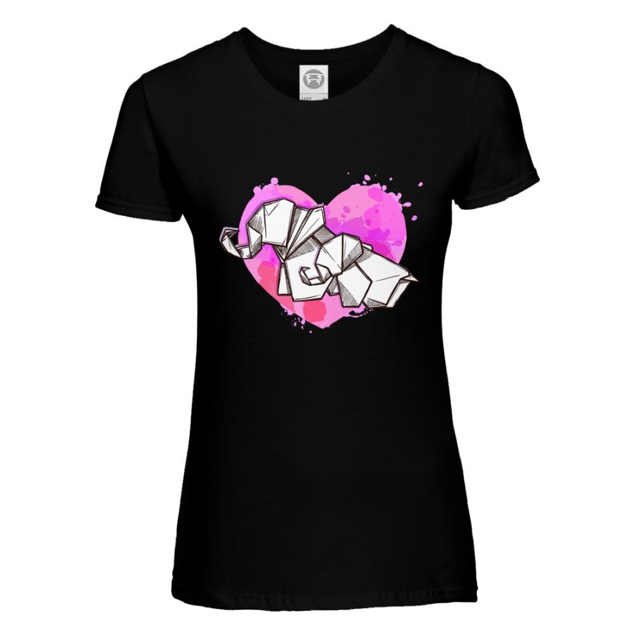 T-shirt donna elefantine rosa Per la mamma