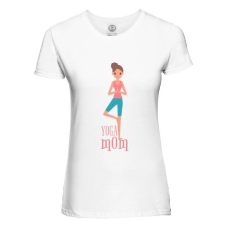 T-shirt donna yoga mom Per la mamma