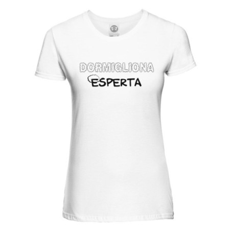 T-shirt donna dormigliona esperta Per la mamma