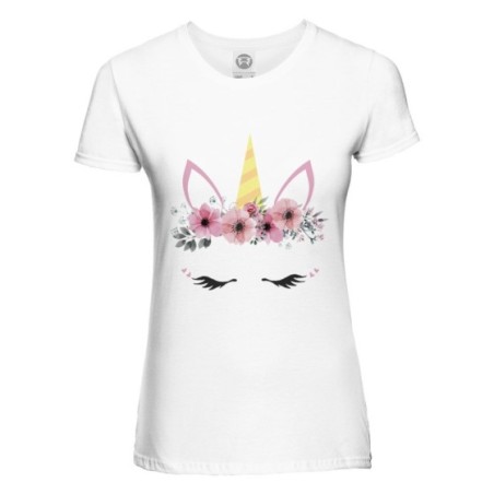 T-shirt donna colorful unicorn