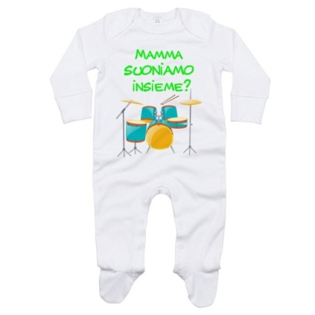 Tutina neonato mamma suoniamo insieme