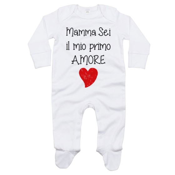 Tutina neonato mamma sei il mio primo amore Per la mamma