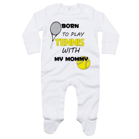 Tutina neonato born to play tennis with my mommy