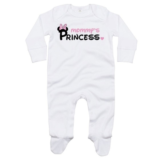 Tutina neonato mommy's prince princess mickey Per la mamma