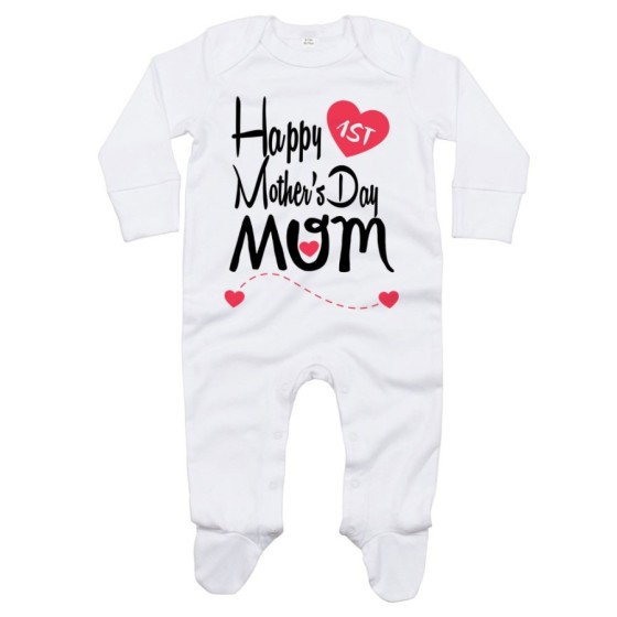 Tutina neonato happy first mother's day mommy Per la mamma