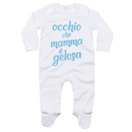Tutina neonato occhio che mamma è gelosa