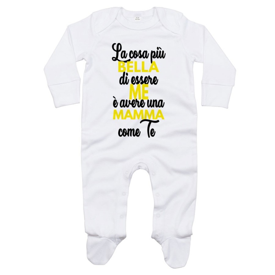 Tutina neonato la cosa più bella di essere me è avere una mamma come te Per la mamma