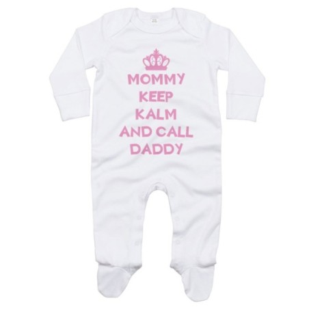 Tutina neonato mommy keep calm and call daddy