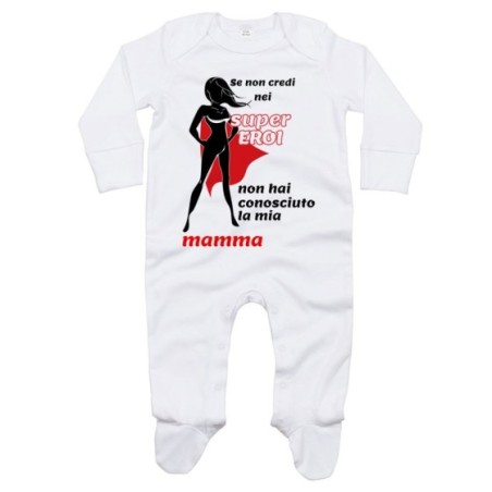 Tutina neonato se non credi nei super eroi non hai...