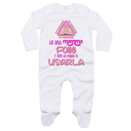 Tutina neonato ho una mamma folle e non ho paura di usarla