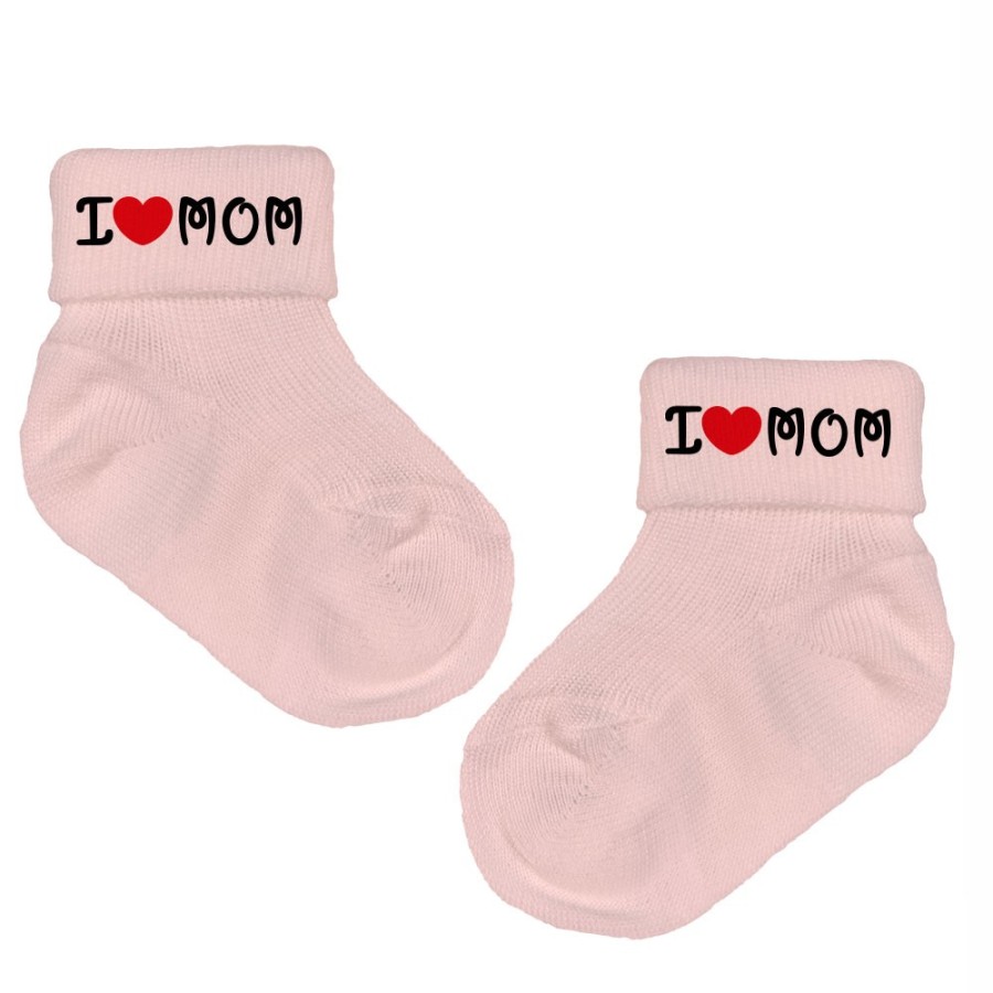 Calzini neonato i love mom Per la mamma
