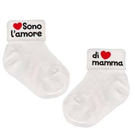 Calzini neonato sono l'amore di mamma