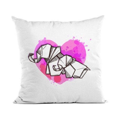 Cuscino elefantine rosa