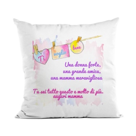 Cuscino una donna forte una grande amica una mamma...