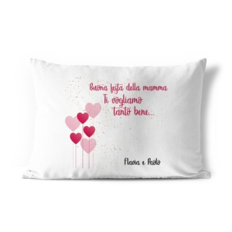 Federa personalizzata con nomi buona festa della mamma ti...