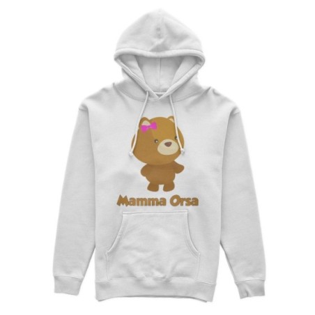Felpa donna mamma orsa