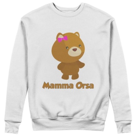 Felpa donna mamma orsa Per la mamma