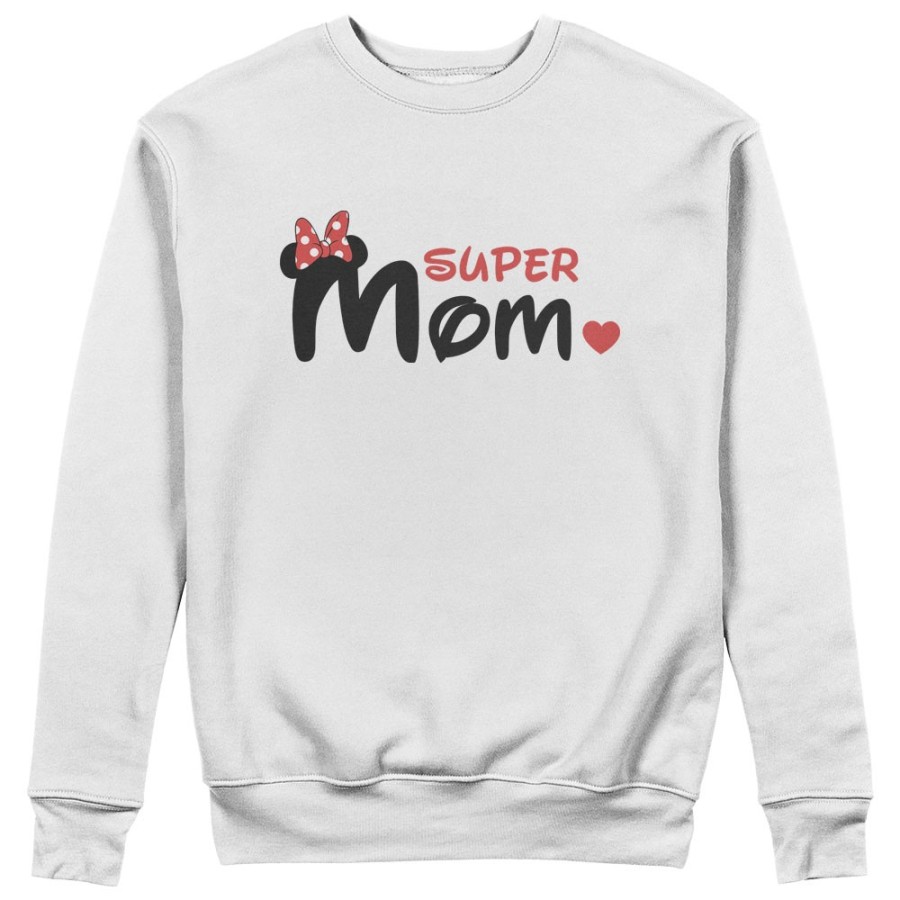 Felpa donna super mom minnie Per la mamma