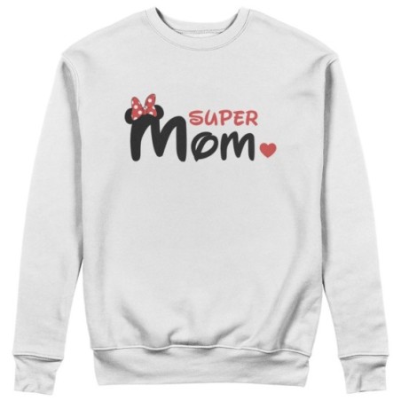 Felpa donna super mom minnie