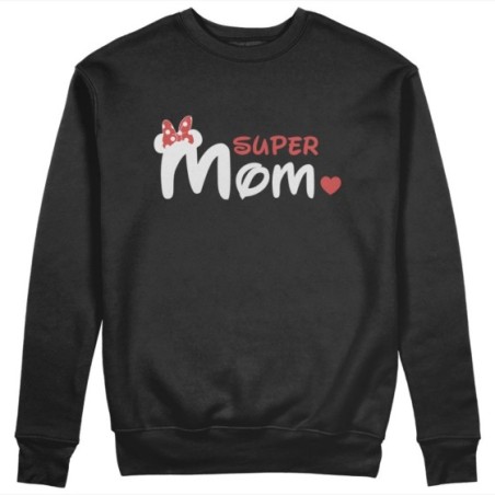 Felpa donna super mom minnie Per la mamma