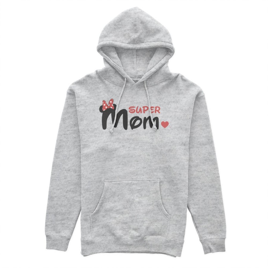 Felpa donna super mom minnie Per la mamma