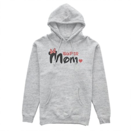 Felpa donna super mom minnie Per la mamma
