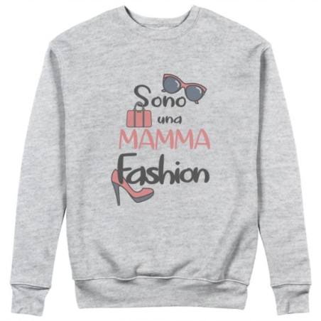 Felpa donna sono una mamma fashion Per la mamma