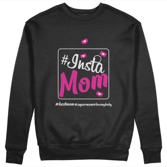 Felpa donna insta mom Per la mamma
