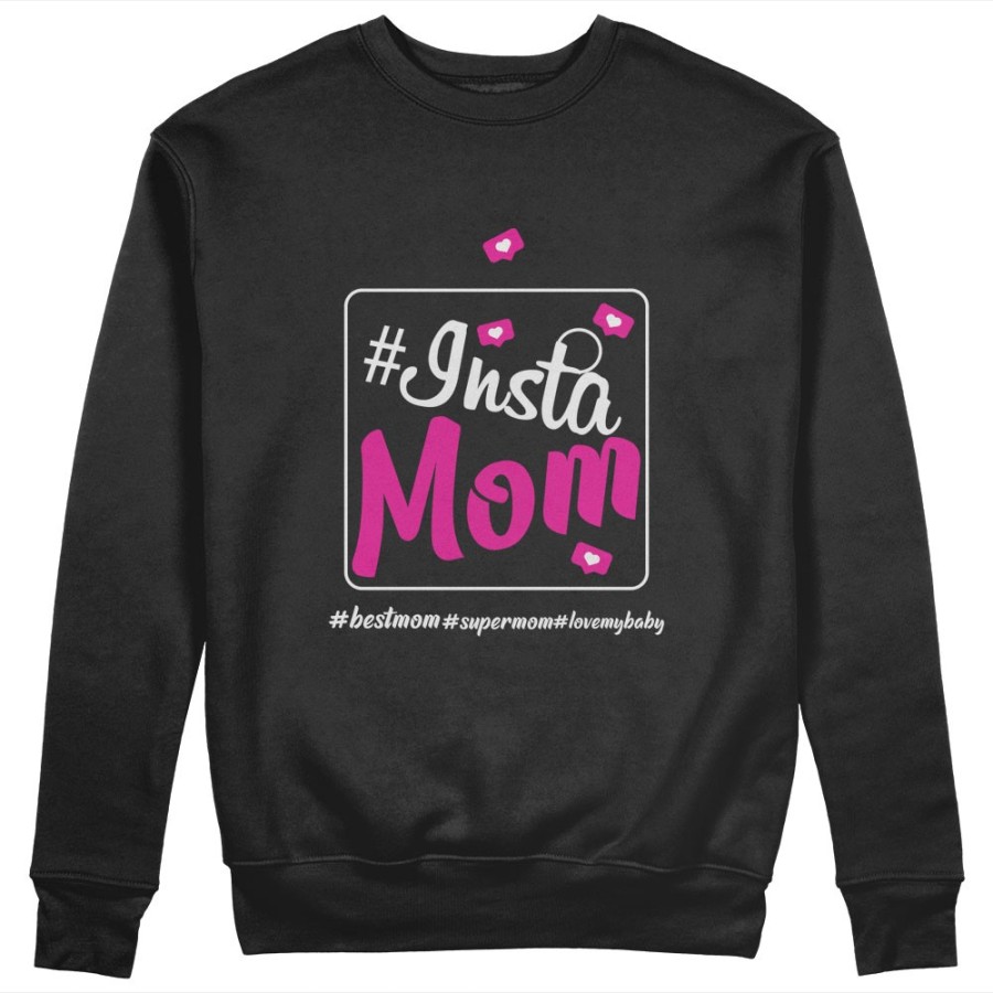 Felpa donna insta mom Per la mamma