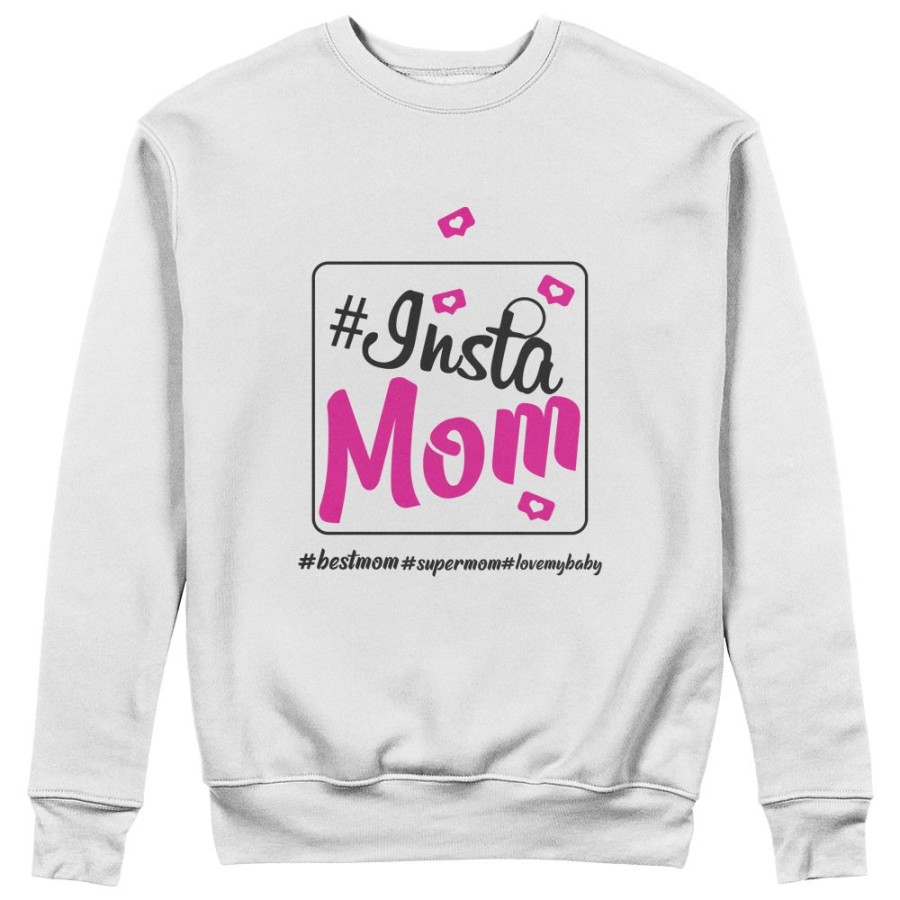 Felpa donna insta mom Per la mamma