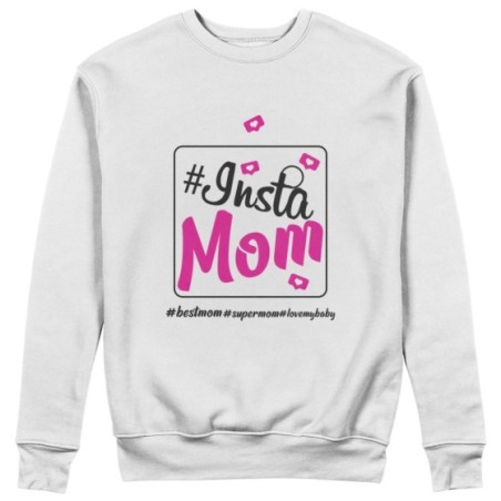 Felpa donna insta mom Per la mamma