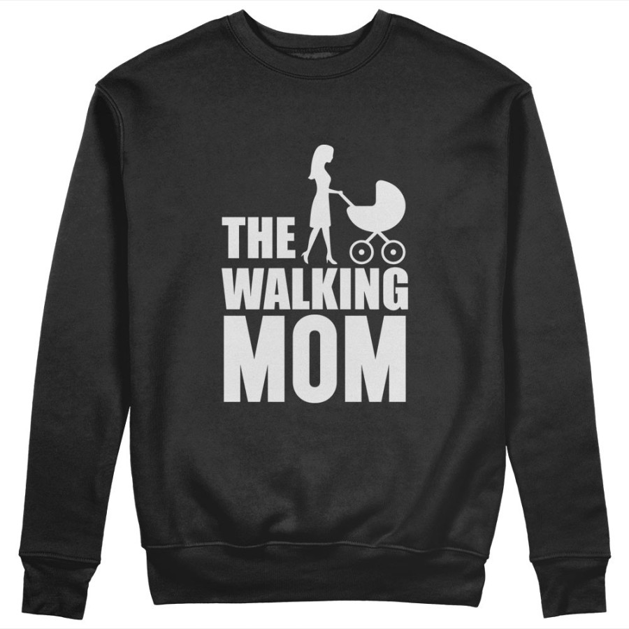 Felpa donna the walking mom Per la mamma