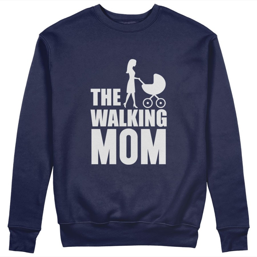 Felpa donna the walking mom Per la mamma