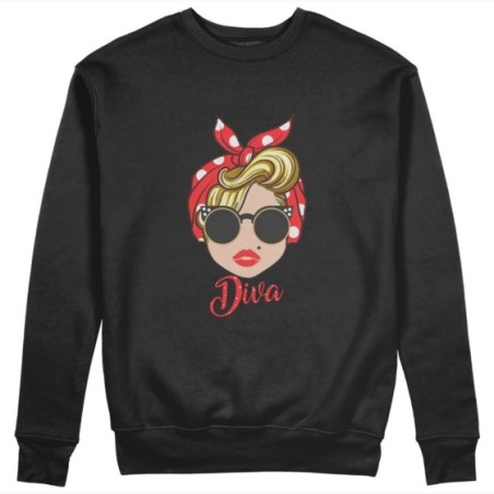 Felpa donna marilyn diva