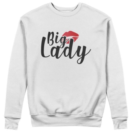 Felpa donna big lady with lips Per la mamma