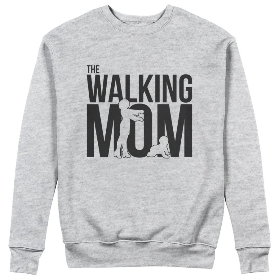 Felpa donna the walking mom with baby Per la mamma