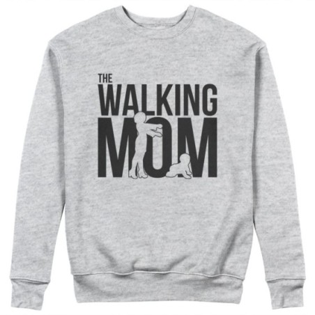 Felpa donna the walking mom with baby Per la mamma