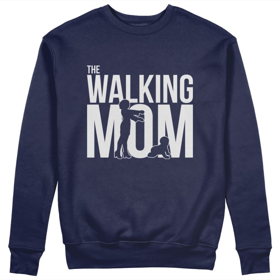 Felpa donna the walking mom with baby Per la mamma
