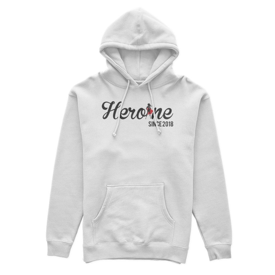 Felpa donna personalizzata con anno heroine since Per la mamma