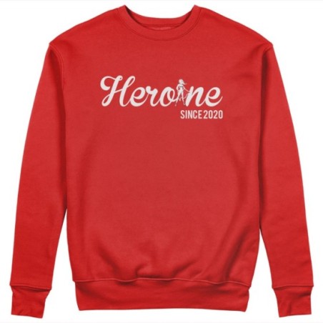 Felpa donna personalizzata con anno heroine since Per la mamma
