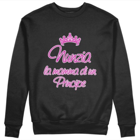 Felpa donna personalizzata con nome la mamma di un...