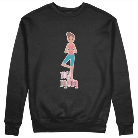 Felpa donna yoga mom