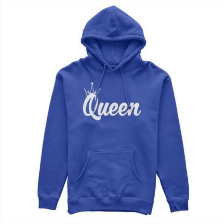 Felpa donna personalizzabile con nome queen con corona Per la mamma