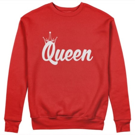 Felpa donna personalizzabile con nome queen con corona Per la mamma