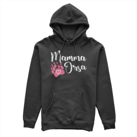 Felpa donna mamma orsa con zampa Per la mamma