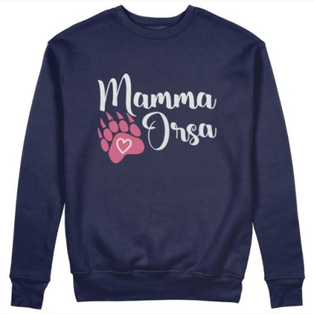Felpa donna mamma orsa con zampa Per la mamma