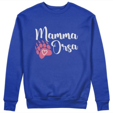 Felpa donna mamma orsa con zampa Per la mamma